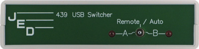 T439 dual USB switcher front